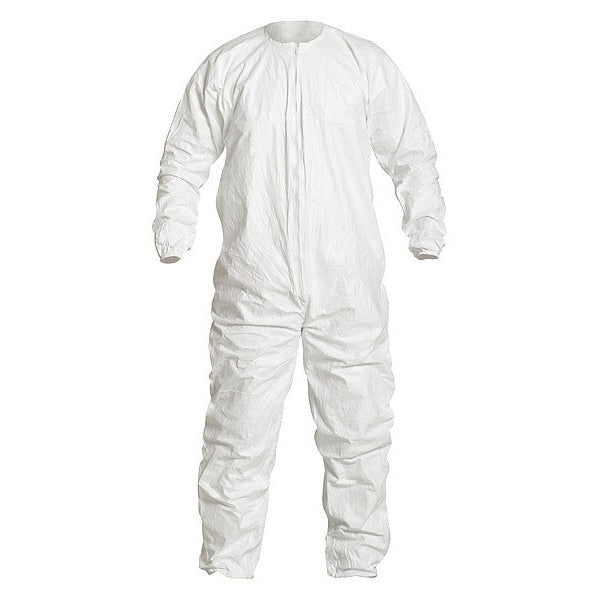 Coverall, White, Zipper