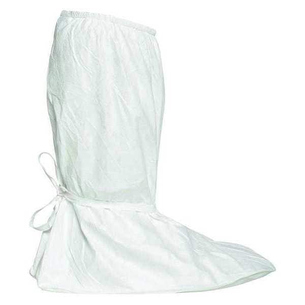 Boot Covers, Serged, White, L, PK100