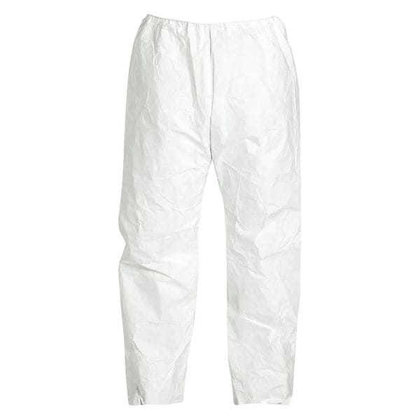 Disposable Pants , M , White , Polyolefin , Elastic Waist