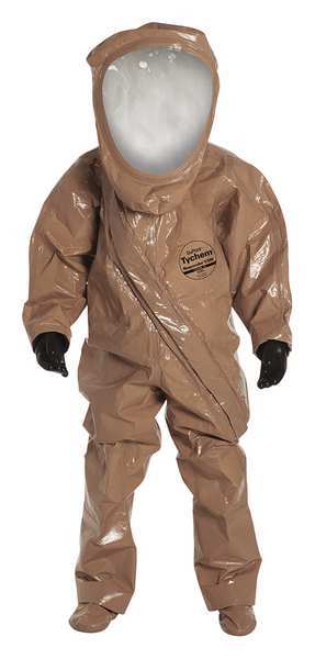 Encapsulated Suit, Tan, Tychem(R) Responder(R) CSM, Zipper