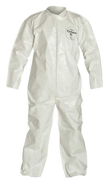 Coverall, White, Zipper