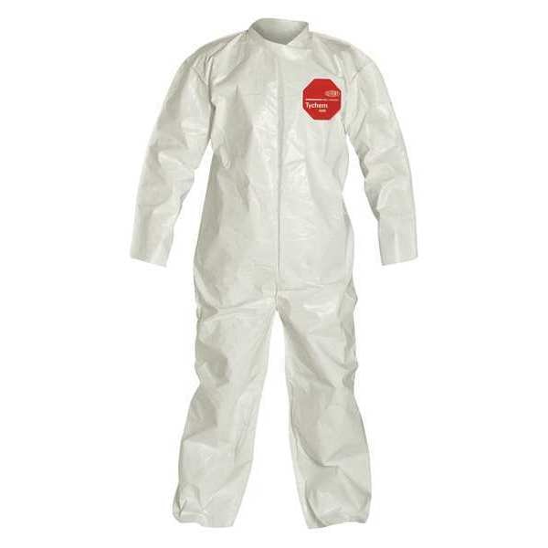 Coverall, White, Zipper