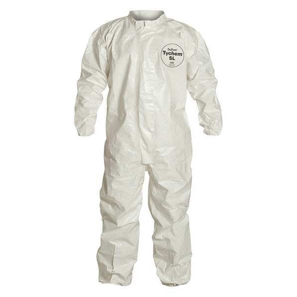 Coverall, White, Zipper