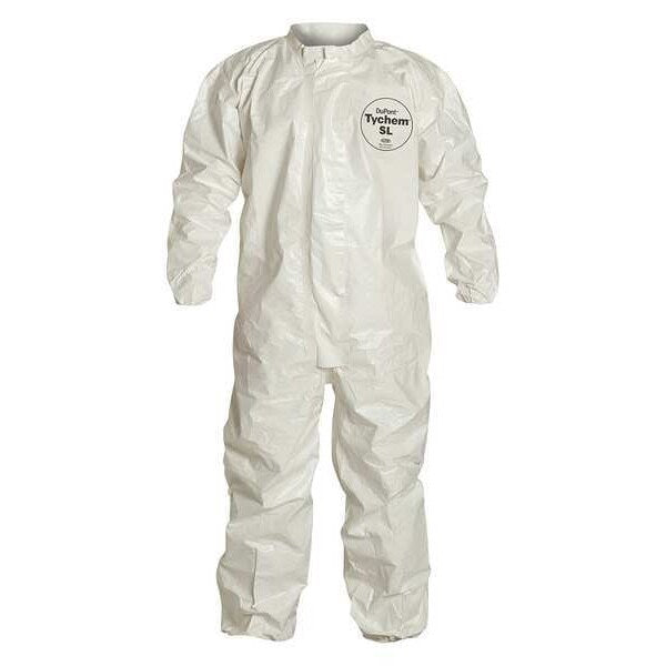 Coverall, White, Zipper