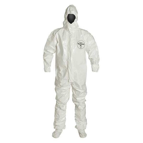 Coverall, White, Zipper