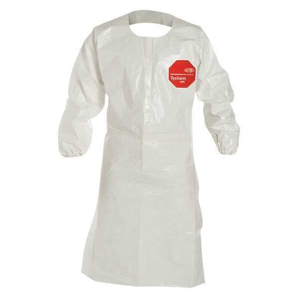 Coat Apron, Tychem(R) SL, White, S, PK25