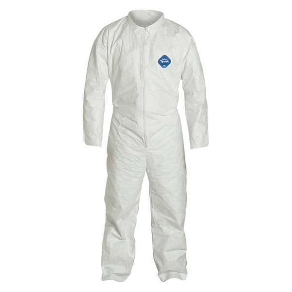 Coverall, White, Zipper