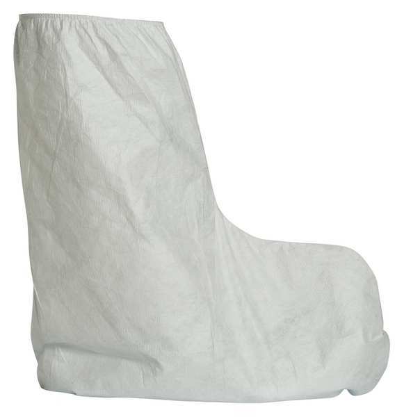 Tyvek 400 Boot Covers, Serged, White, Universal, PK100