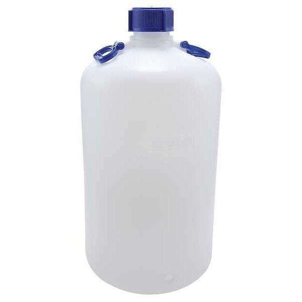 Carboy, Narrow Mouth, 50L, HDPE, Translucent