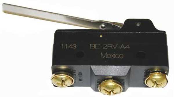 Industrial Snap Action Switch, Hinge, Lever Actuator, SPDT, 25A @ 480V AC Contact Rating