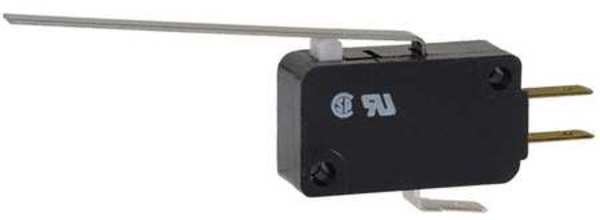 Miniature Snap Action Switch, Lever, Long Actuator, SPDT, 5A @ 240V AC Contact Rating