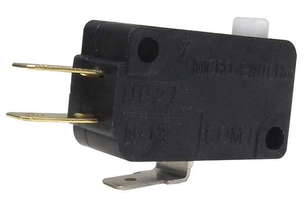 Miniature Snap Action Switch, Pin, Plunger Actuator, SPDT, 3A @ 240V AC Contact Rating