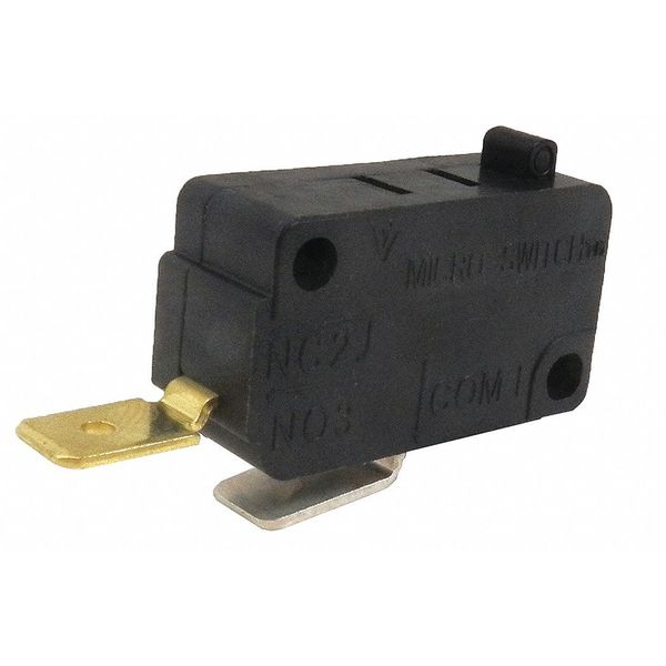 Miniature Snap Action Switch, Pin, Plunger Actuator, 1NO, 15A @ 240V AC Contact Rating