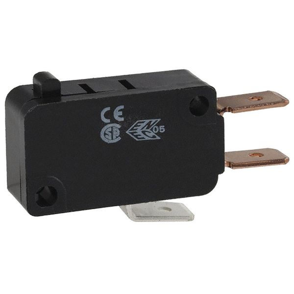 Miniature Snap Action Switch, Pin, Plunger Actuator, SPDT, 21A @ 240V AC Contact Rating