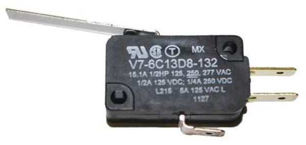 Miniature Snap Action Switch, Lever, Long Actuator, SPDT, 15A @ 240V AC Contact Rating