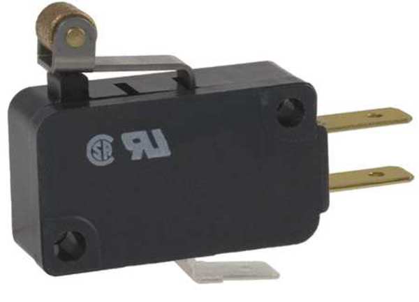 Miniature Snap Action Switch, Lever, Roller, Short Actuator, SPDT, 3A @ 240V AC Contact Rating