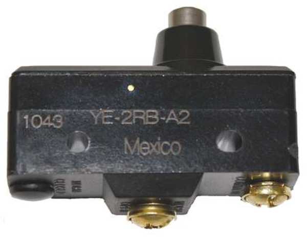 Industrial Snap Action Switch, Pin, Plunger Actuator, 1NO, 25A @ 240V AC Contact Rating