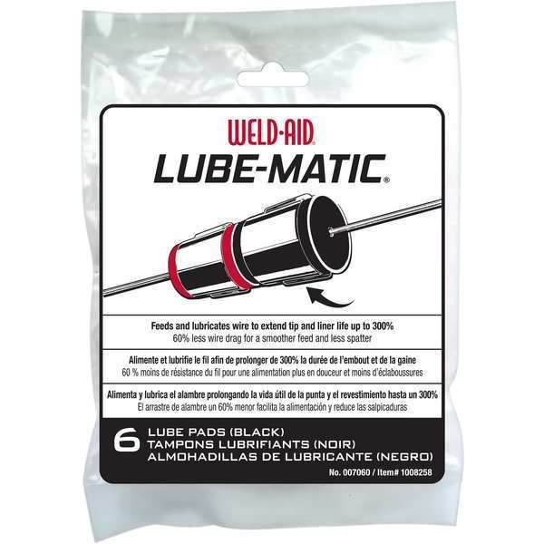 LUBE-MATICÂ®Â 007060 Lube Pads, PK6