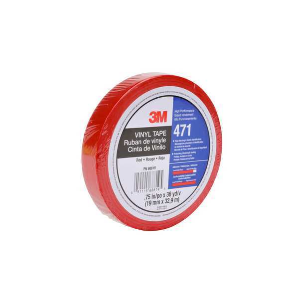 Marking Tape, 3/4In W, 108 ft. L, 4-3/8In D