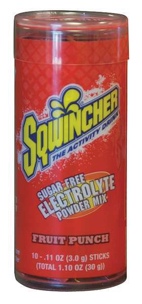 Qwik Stik(TM) Sugar Free Drink Mix Powder 0.11 oz., Fruit Punch, Pk10