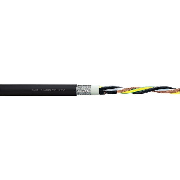 16 AWG 4 Conductor Continuous Flex Power Cable 1000V BK