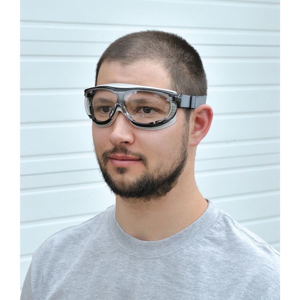 Safety Goggles, Clear Anti-Fog, Scratch-Resistant Lens, Uvex Carbonvision Series