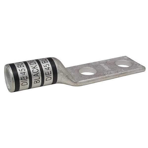 Two Hole Lug Compress Connector, 2/0 AWG