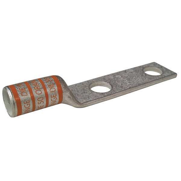 Two Hole Lug Compress Connector, 3/0 AWG