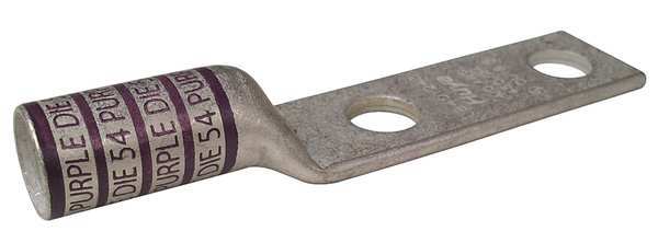 Two Hole Lug Compress Connector, 4/0 AWG