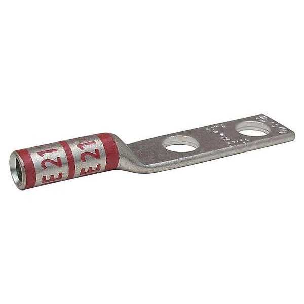 Two Hole Lug Compression Connector, 8 AWG