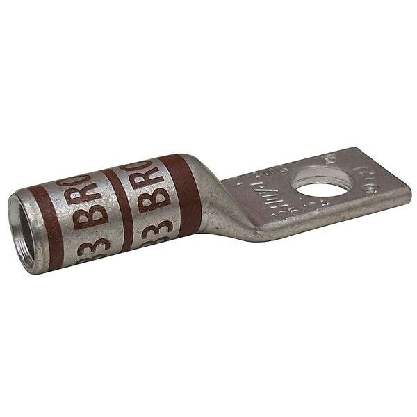 One Hole Lug Compression Connector, 2 AWG