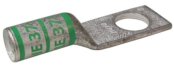 One Hole Lug Compression Connector, 1 AWG