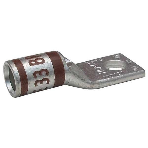 One Hole Lug Compression Connector, 2 AWG