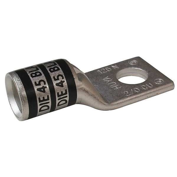 One Hole Lug Compress Connector, 2/0 AWG