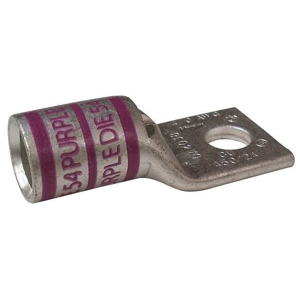 One Hole Lug Compress Connector, 4/0 AWG