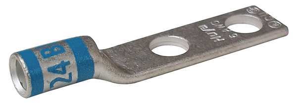 Two Hole Lug Compression Connector, 6 AWG
