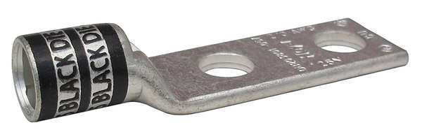 Two Hole Lug Compress Connector, 2/0 AWG