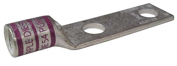 Two Hole Lug Compress Connector, 4/0 AWG