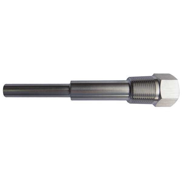 Bimetal Thermowell, 304SS, 1/2 NPSM