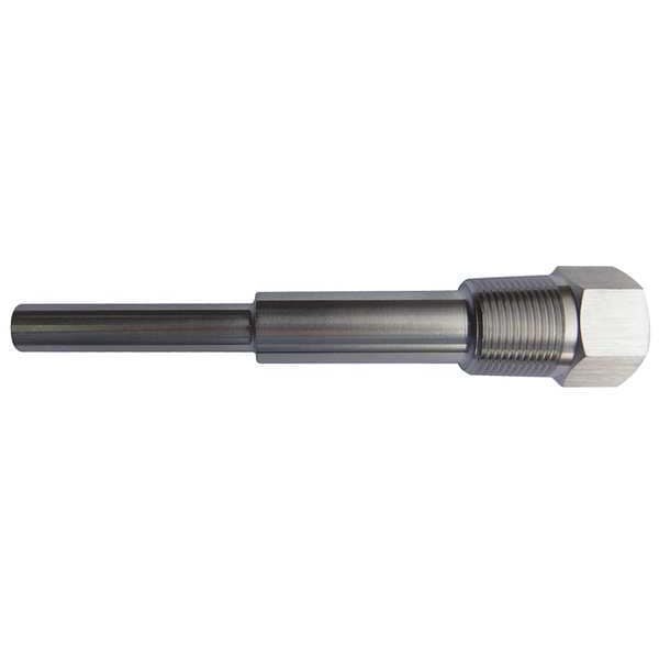 Bimetal Thermowell, 304SS, 1/2 NPSM