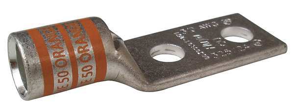Two Hole Lug Compress Connector, 3/0 AWG