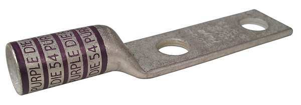 Two Hole Lug Compress Connector, 4/0 AWG