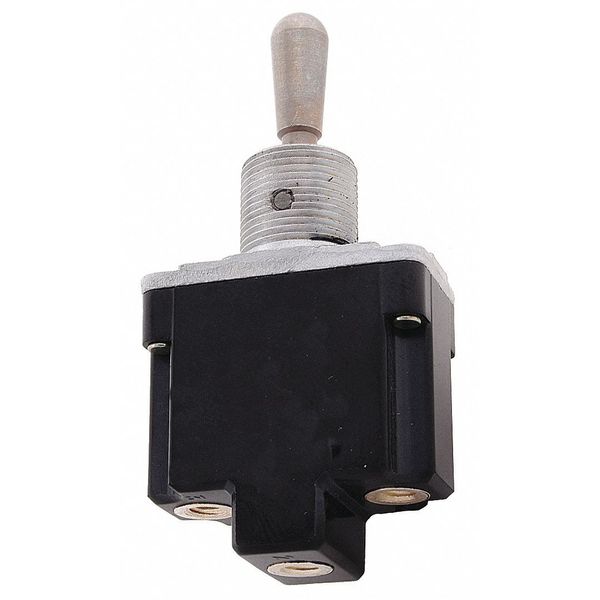Toggle Switch, SPST, 2 Connections, Maintained On/Maintained Off, 1 hp, 15A @ 277V AC