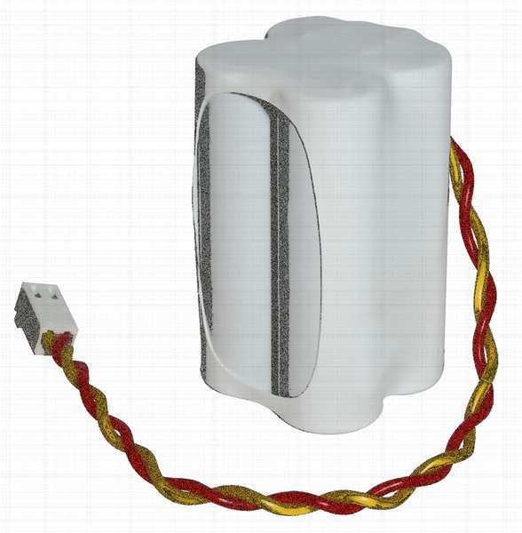 Battery, Nickel Cadmium, 4.8V, 0.6A/HR.
