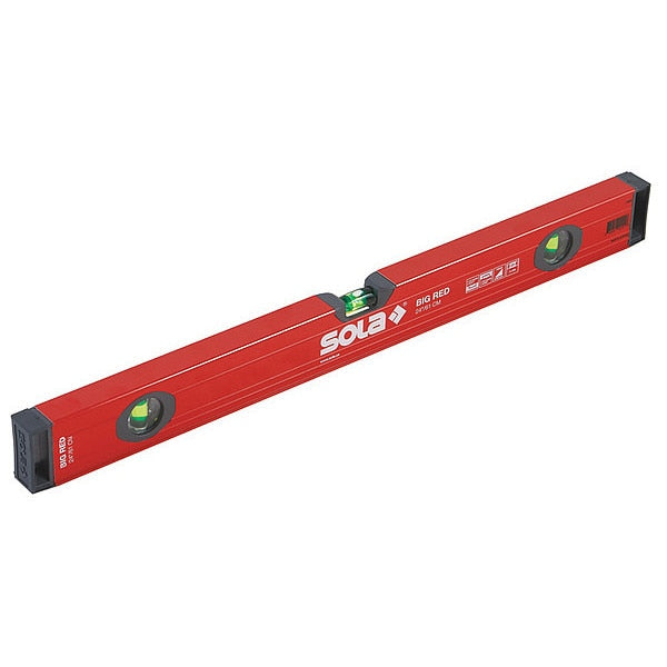 Box Level, Aluminum, 24 In, Red