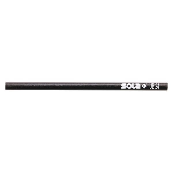 All Surface Pencil, 9-7/16 x1/2, Flat, PK6
