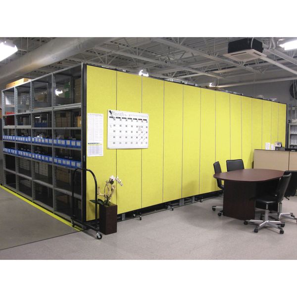 Partition, 5 Ft 9 In W x6 Ft 8 In H, Mauve