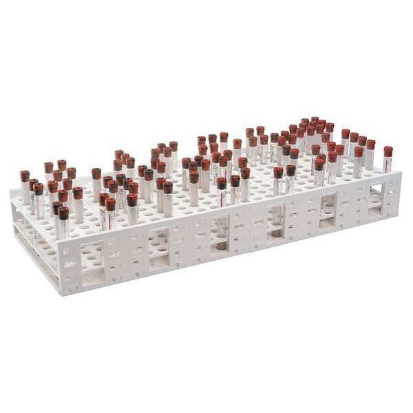 Test Tube Rack, Polypropylene, White