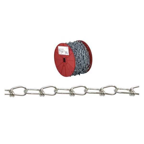 3/0 Double Loop (Inco) Chain, Zinc Plated, 150' per Reel