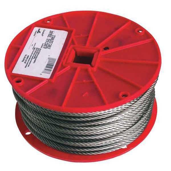 3/32â 7 x 7 Type 304 Stainless Steel Cable, 250 Feet per Reel